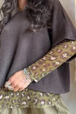Bobby Mesh Layering Top Sana Leopard Olive